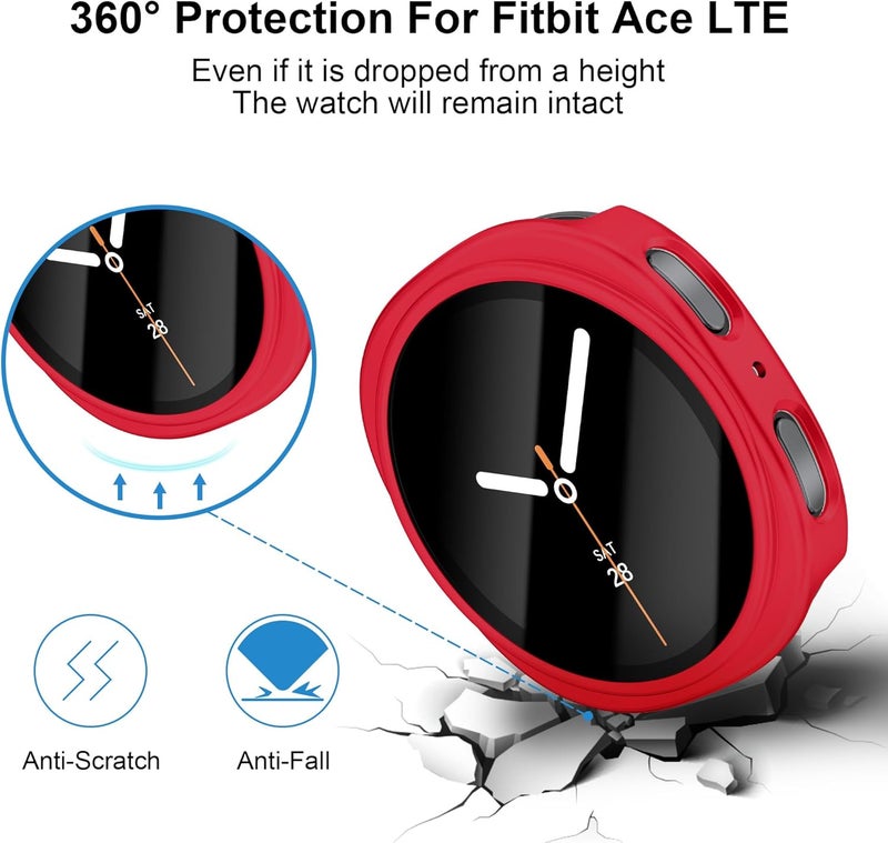 Wowstrap 6 Pack Case With Tempered Glass for Samsung Galaxy Watch 8 Screen Protector 44mm Men Women,Hard PC Overall Protection Anti-Slip Scratch-Resistant Cover for Samsung Galaxy Watch 8 Case 44mm Accessories - Image 2